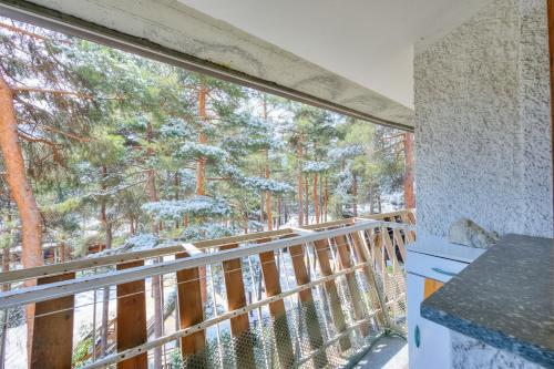 Μπαλκόνι ή βεράντα στο La Tana dello Scoiattolo Skiing nearby - Happy Rentals