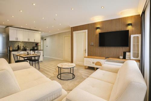 Η κουζίνα ή μικρή κουζίνα στο Casa Florya Suites