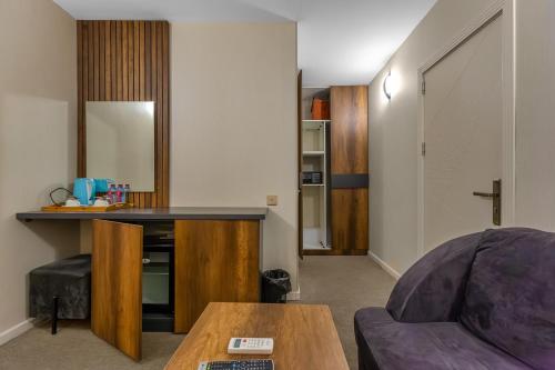 Χώρος καθιστικού στο Onze Boutique Hotel Baku