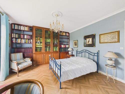 Postel nebo postele na pokoji v ubytování Maison pour 8 à Arradon, Golfe du Morbihan