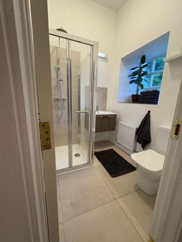 Phòng tắm tại The School Cottage