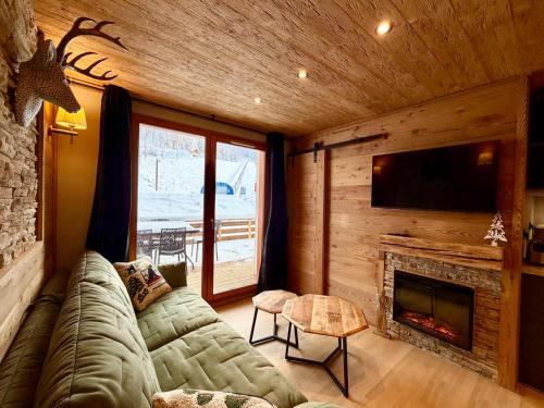 Superbe 42m2 rénové rez de pistes avec Parking à BOIS MEAN