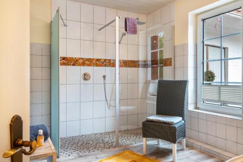 Koupelna v ubytování Menschen Meehr und wilder Wein