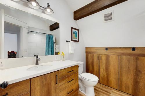 Ένα μπάνιο στο Carriage House Loft