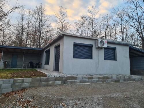 Bygningen som feriehuset ligger i