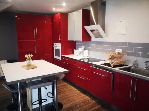 Køkken eller tekøkken på Appartement semi-troglodytique