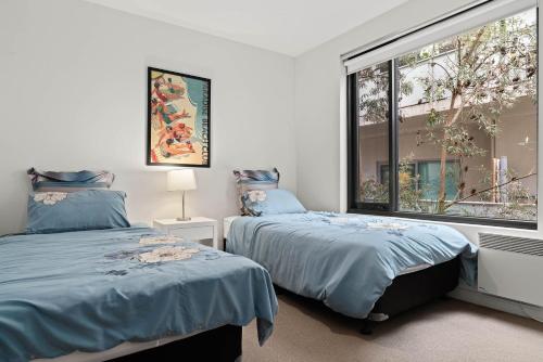 En eller flere senge i et værelse på 9/4 The Esplanade, Cowes - Cscape