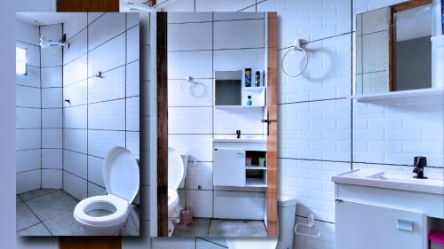 Et badeværelse på Residencial Vila Marambaia Itacaré