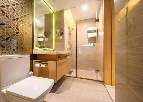 Koupelna v ubytování Guangzhou Efit International Apartment