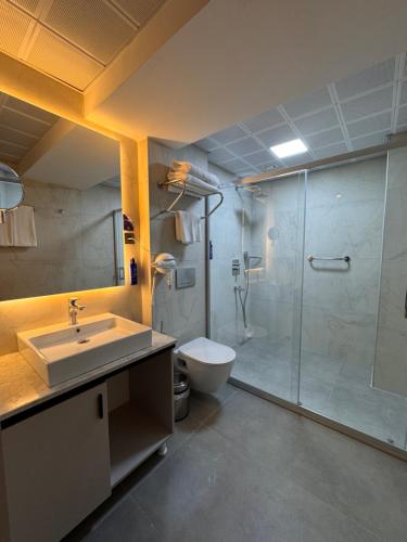 Koupelna v ubytování Park Dedeman City Alsancak