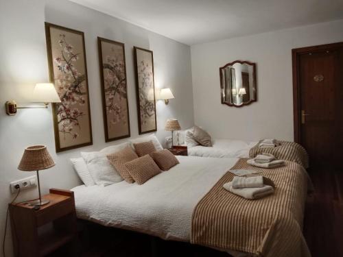 Postel nebo postele na pokoji v ubytování Casa Rural Erletxe