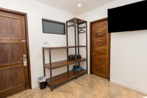 TV a/nebo společenská místnost v ubytování Hotel Manadia