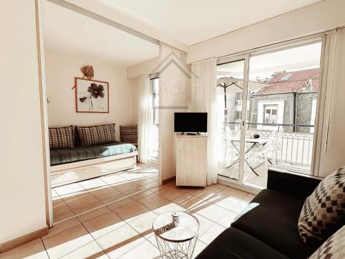 Les Rivages 2P terrasse parking AC 50 m plage