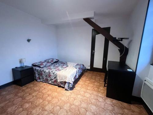 Voodi või voodid majutusasutuse ô Bogros - vieux Château-Chinon toas