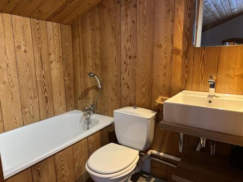 Et badeværelse på chalet clémentine