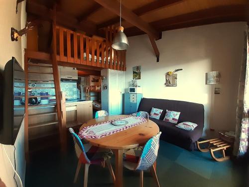 Studio mezzanine vue montagne