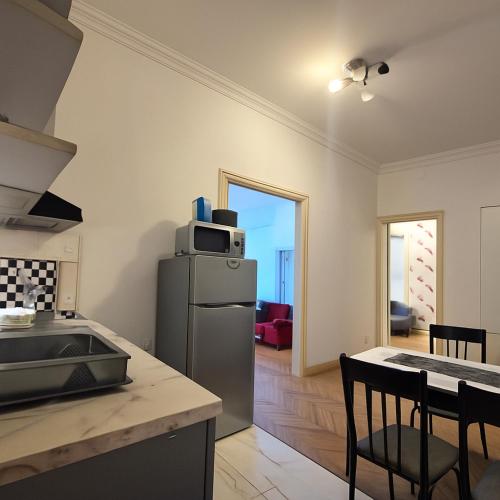 Dapur atau dapur kecil di Dositej 5 Apartment