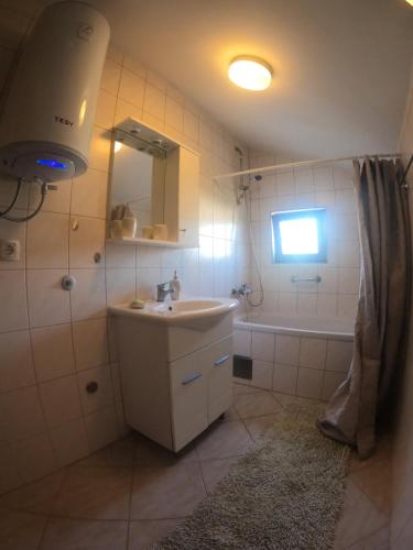 Koupelna v ubytování Casa Botanica