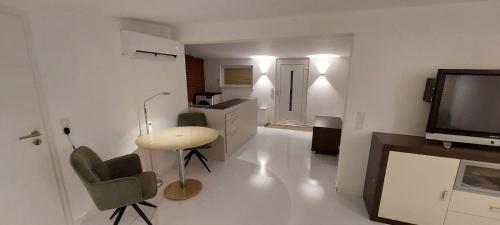 Η κουζίνα ή μικρή κουζίνα στο Gartencharlet