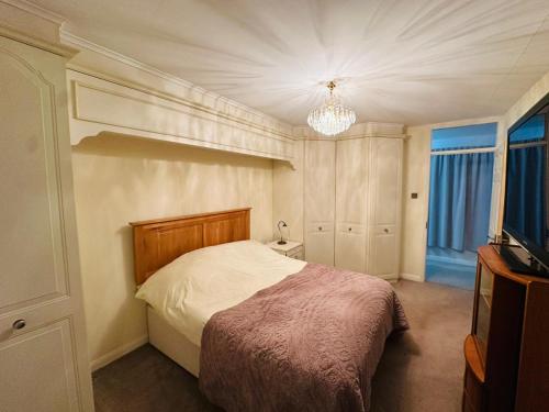 Postel nebo postele na pokoji v ubytování Randall Farm