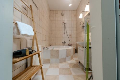 Ένα μπάνιο στο Apartments Leoben