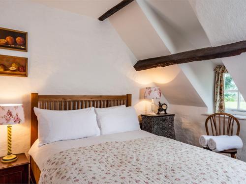 Ένα ή περισσότερα κρεβάτια σε δωμάτιο στο 3 Bed in Clyro BN027