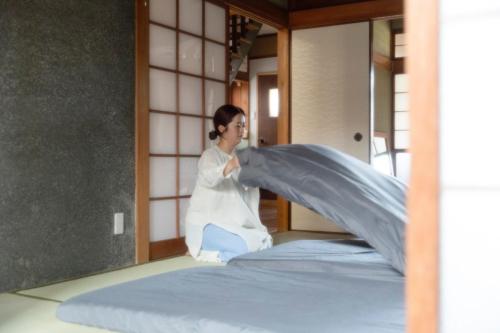 Postel nebo postele na pokoji v ubytování Town Inn "Mountain and Morning" - Vacation STAY 59164v