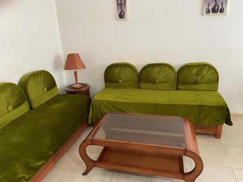 Χώρος καθιστικού στο Belle vue à Bel air