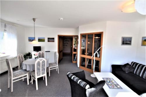 Posezení v ubytování Ferienwohnung Sanddorn