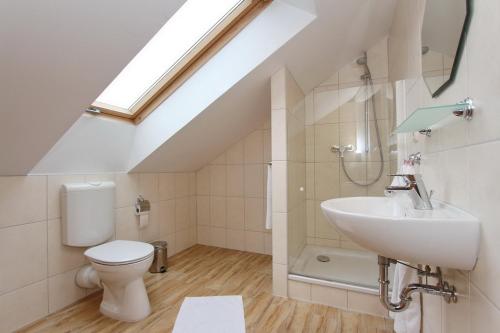 Koupelna v ubytování Urlauberdorf Haus 60c