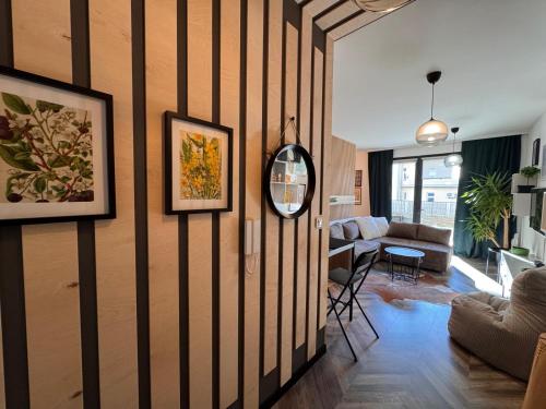 Χώρος καθιστικού στο Bylinkový Apartmán