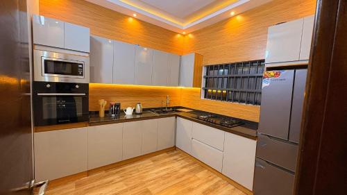 Η κουζίνα ή μικρή κουζίνα στο Best place appartement