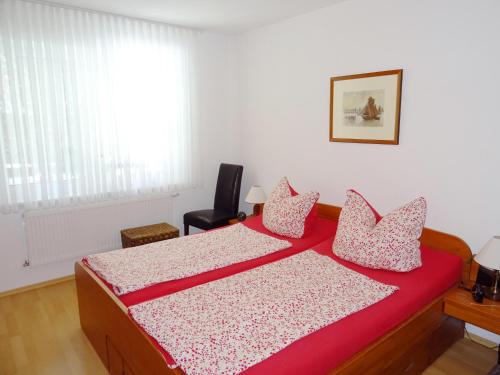 Postel nebo postele na pokoji v ubytování Ferienwohnung Sobek