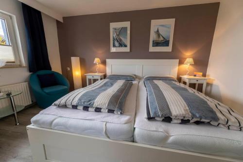 Llit o llits en una habitació de Luv und Lee - Seeblick