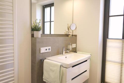 Koupelna v ubytování Strandperle - Anlage Heiderose