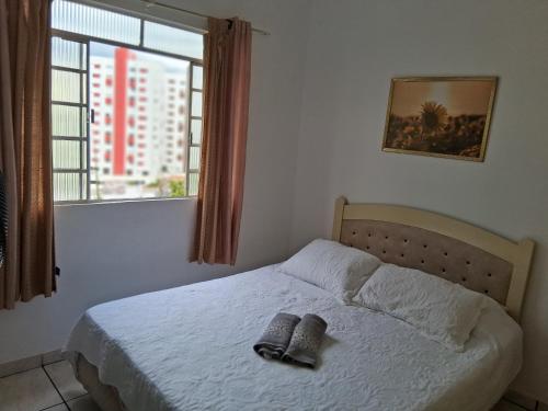 Ένα ή περισσότερα κρεβάτια σε δωμάτιο στο Mi casa su casa