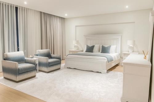 Χώρος καθιστικού στο 3 BR Soul Beach Mamsha Sadiyaat