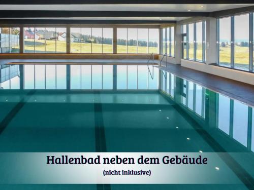 Πισίνα στο ή κοντά στο Gemütliches Apartment mit wundervollem Weitblick