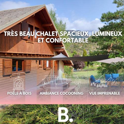Chalet lumineux et spacieux entre Risoul Vars et les stations du Queyras