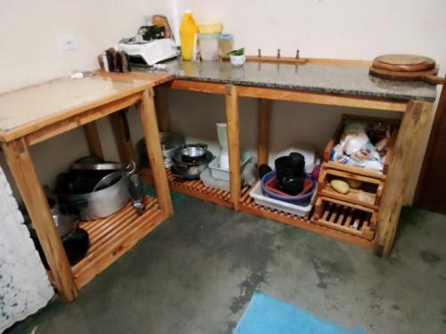 Küche/Küchenzeile in der Unterkunft Casa Surpresa Europäisches Flair