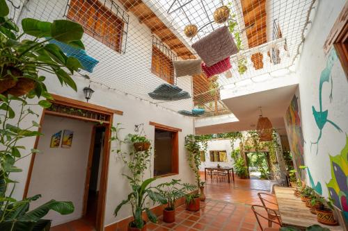 Jardín al aire libre en Encomendero Hotel -Centro Histórico-