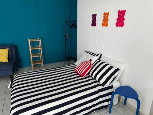 D Alexa Mini PH RoofTop客房内的一张或多张床位