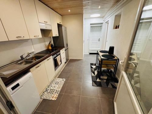 Η κουζίνα ή μικρή κουζίνα στο Cozy studio 2 steps from Geneva