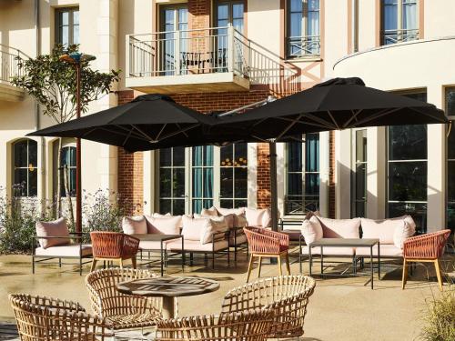 Balkón nebo terasa v ubytování TRIBE Hôtel Le Touquet