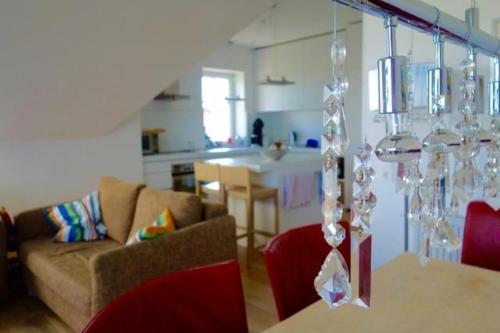 Posezení v ubytování Sünnenhus Whg 15