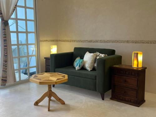 Posezení v ubytování El Oasis