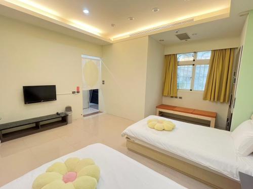 Μια τηλεόραση ή/και κέντρο ψυχαγωγίας στο Kinmen Harved B&B