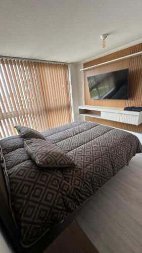 En eller flere senge i et værelse på Barrio Universitario VI