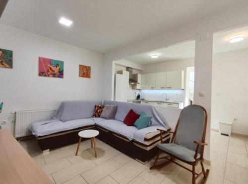 Et opholdsområde på Holiday House Emma