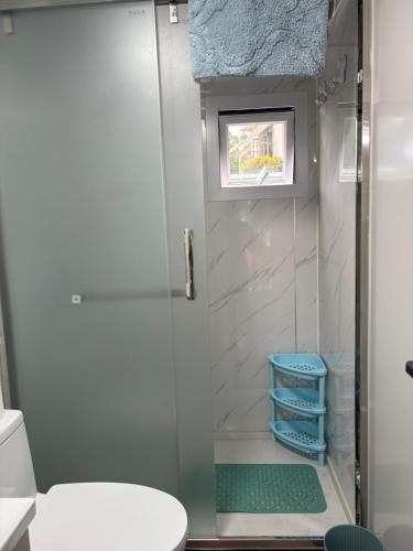 Et badeværelse på Paradise stay villa#3